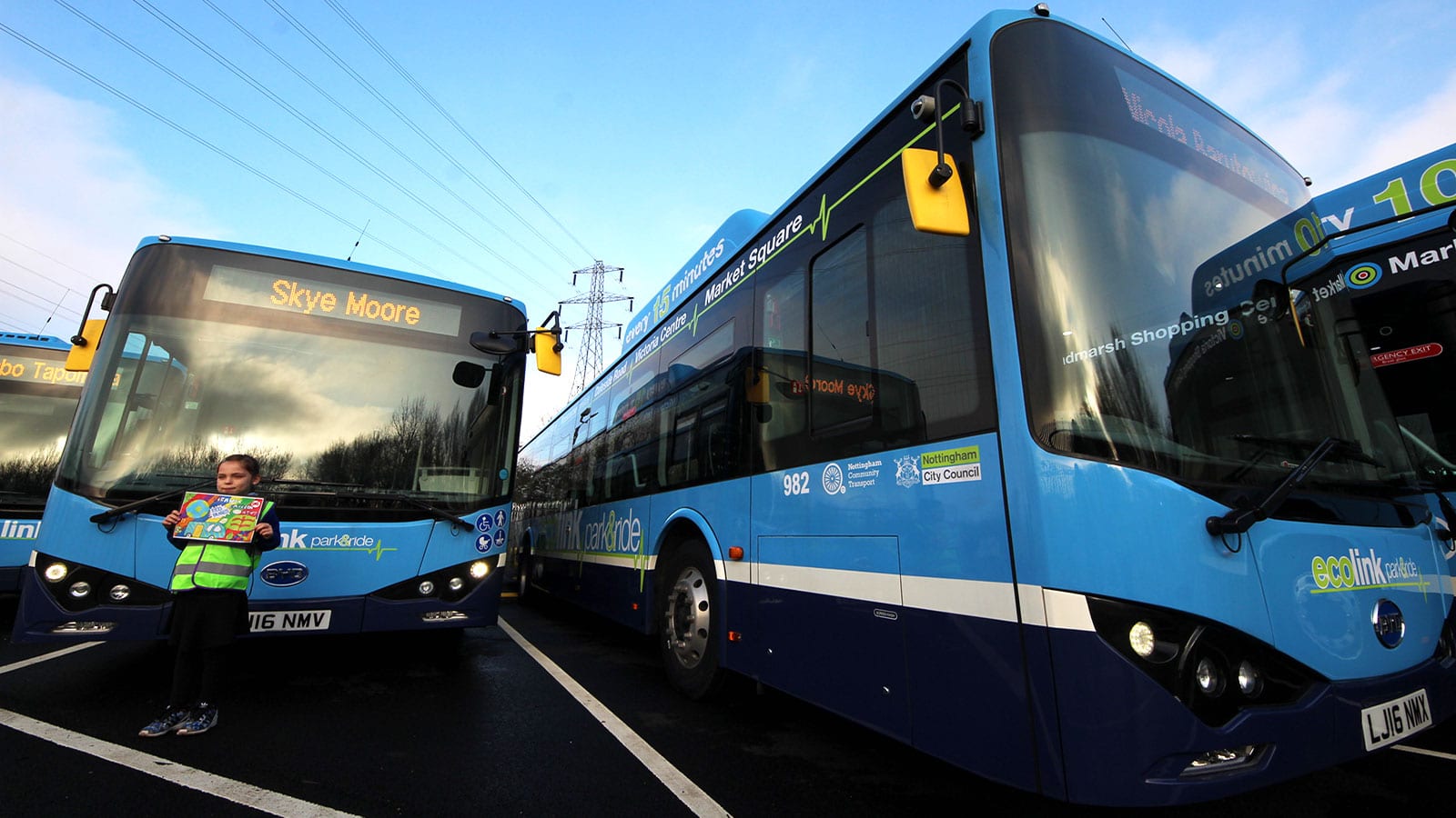 nottingham community transport electric bus transport