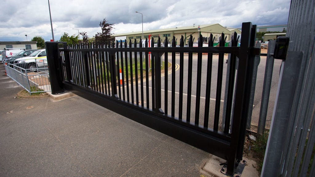 via east midlands powered sliding gates