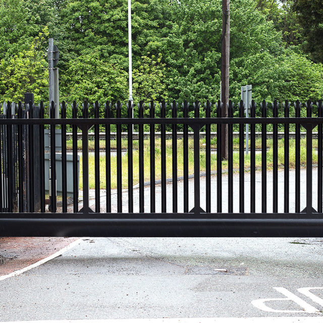 nottinghamshire county council gamston powered sliding gates