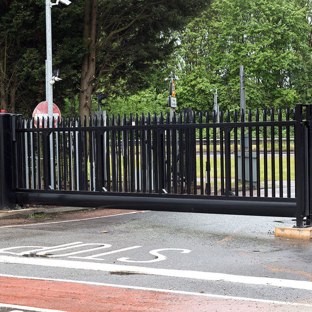 nottinghamshire county council gamston powered sliding gates