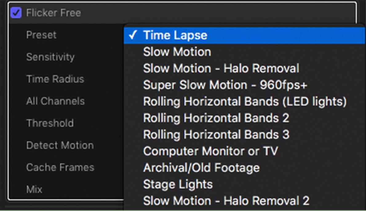 processing time lapse images