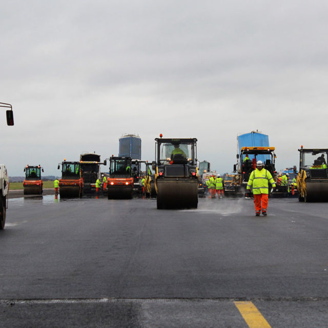 east midlands airport runway works galliford try