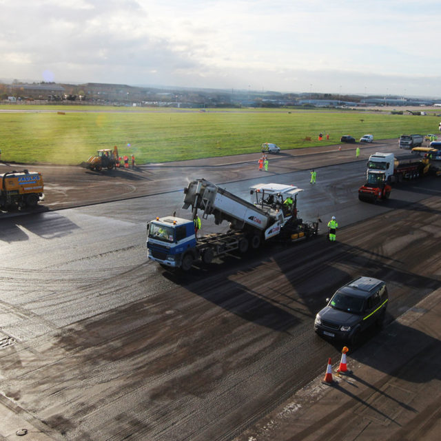 east midlands airport runway works galliford try