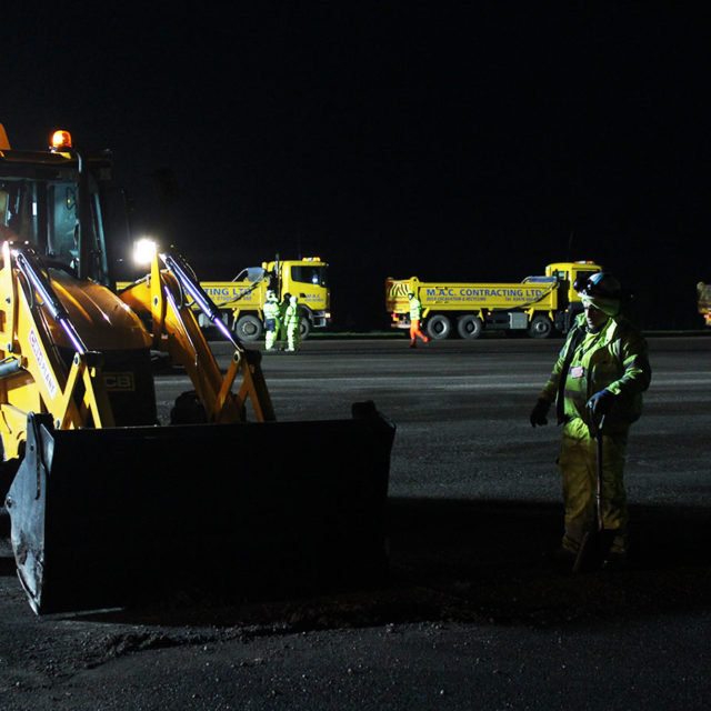 east midlands airport runway works galliford try