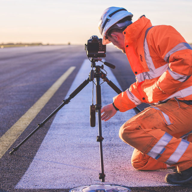 galliford try east midlands airport camera operator filming