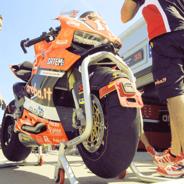 motorbike pit-lane