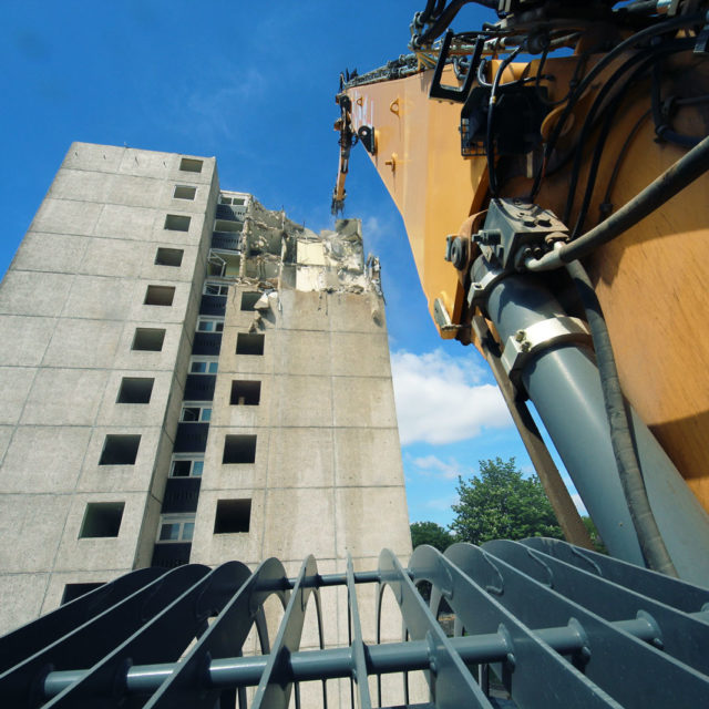 lenton flats demolition