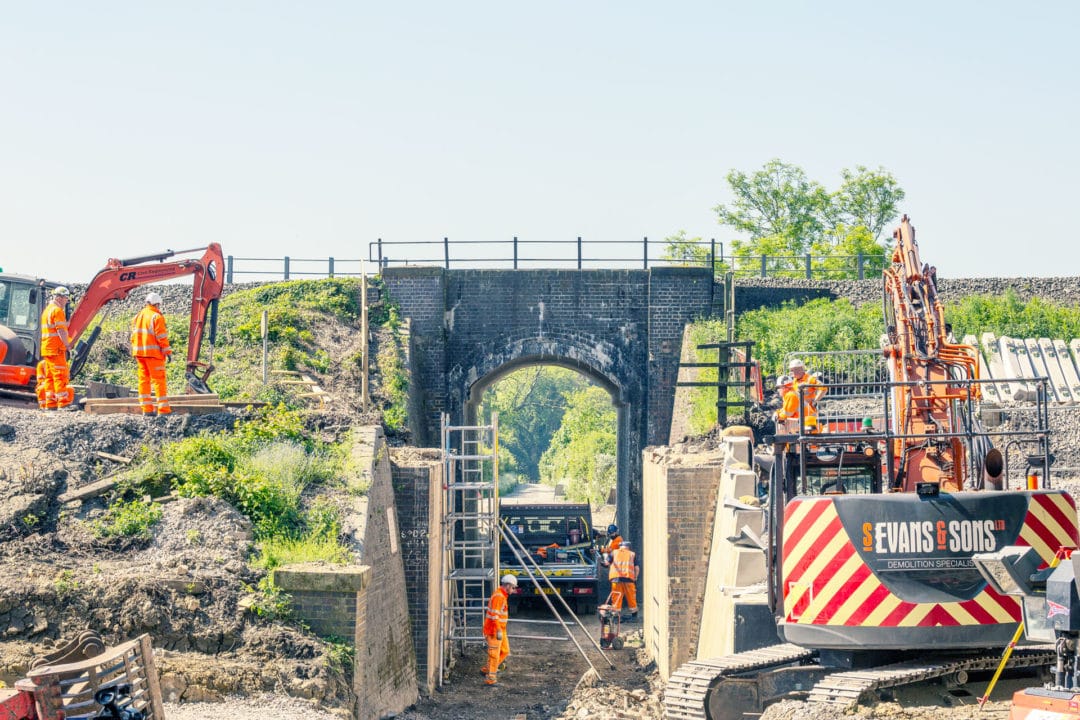 network rail halsey farm road bridge