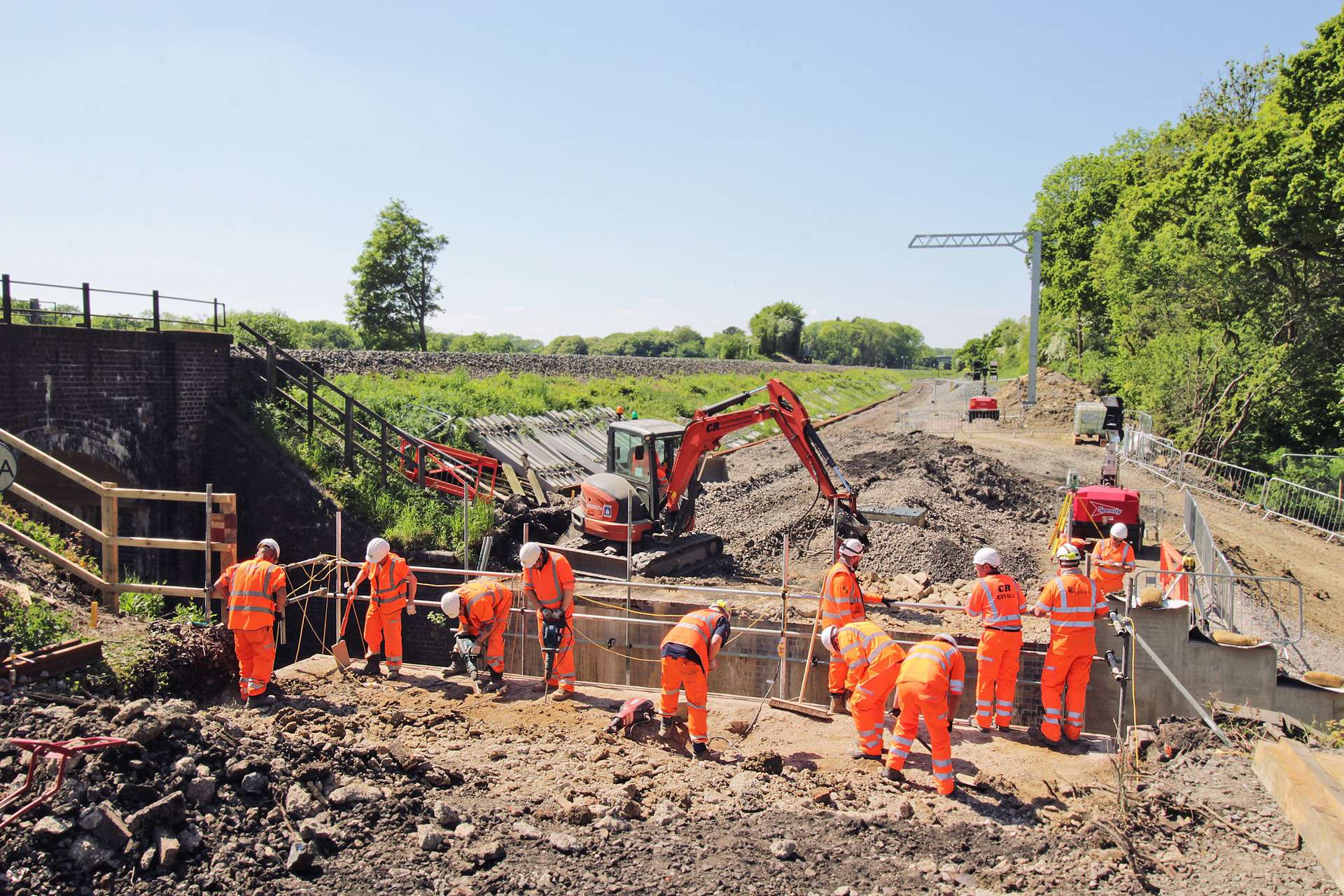 network rail halsey farm road bridge