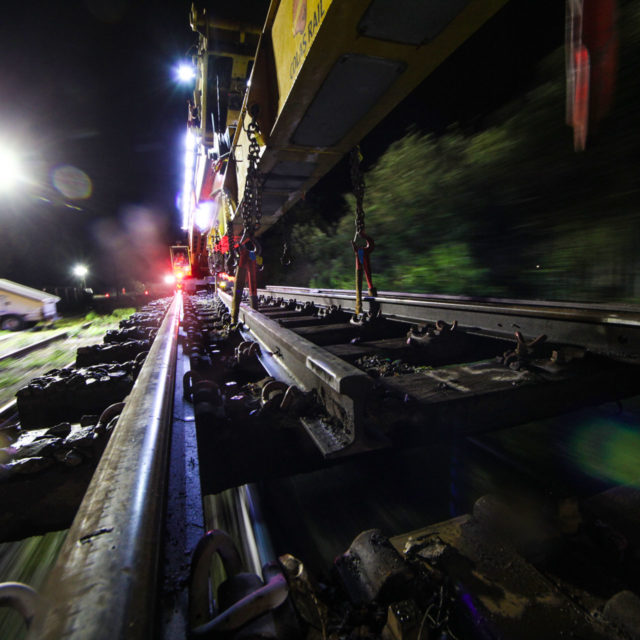 llanwern site network rail track replacement