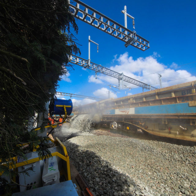 battery powered dust suppression