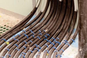 M&E, cables, neat,
