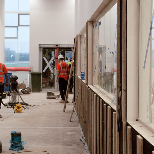 Sports & Wellness Hub, interior, Hi-Vis,