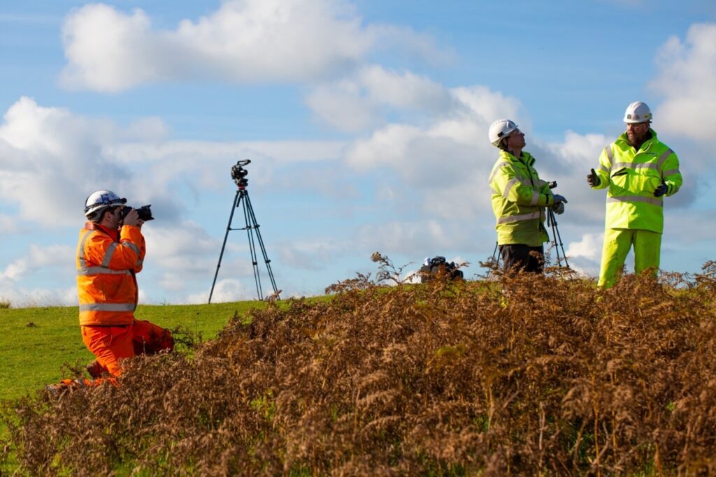 Photographer Wearing Hi-Vis